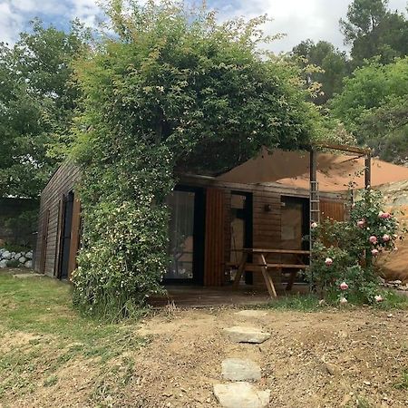 Maison En Bois A Entrechaux Extérieur photo